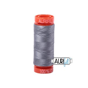Grey (2605) | 50wt Small Spool (200M / 220Y) | Aurifil Thread | att8q - atp7r - atcdz8