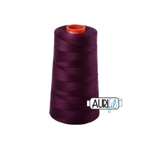 Very Dark Eggplant (1240) | 50wt Cone (5900M / 6452Y) | Aurifil Thread | att8q - atptq - atc24h