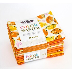 Tangerine Summer Color Master Half Yard Bundle by AGF Studio for Art Gallery (cb-hy120)