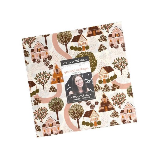 Quaint Cottage 10" Square Pack (Layer Cake) by Gingiber for Moda (48370lc)