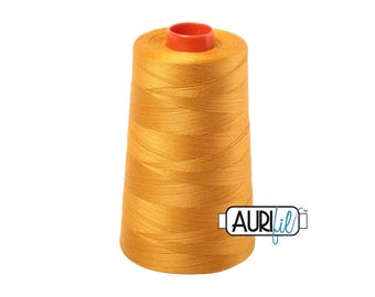 Orange Mustard (2140) | 50wt Cone (5900M / 6452Y) | Aurifil Thread | att8q - atptq - atctut