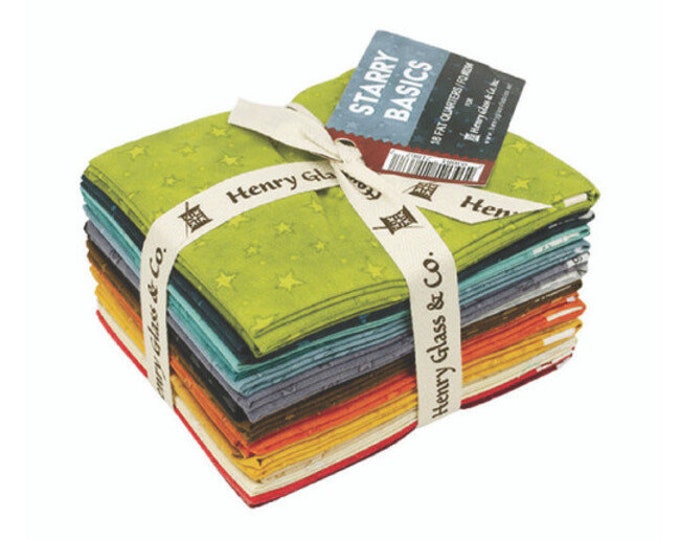 Starry Basics Fat Quarter Bundle by Leanne Anderson for Henry Glass