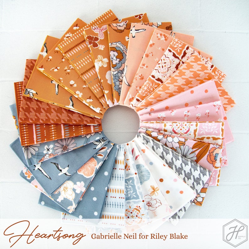 Craft Supplies & Tools Heartsong 24pc Fat Quarter Bundle by Gabrielle ...