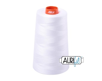 White (2024) | 50wt Cone (5900M / 6452Y) | Aurifil Thread | att8q - atptq - atc6cp