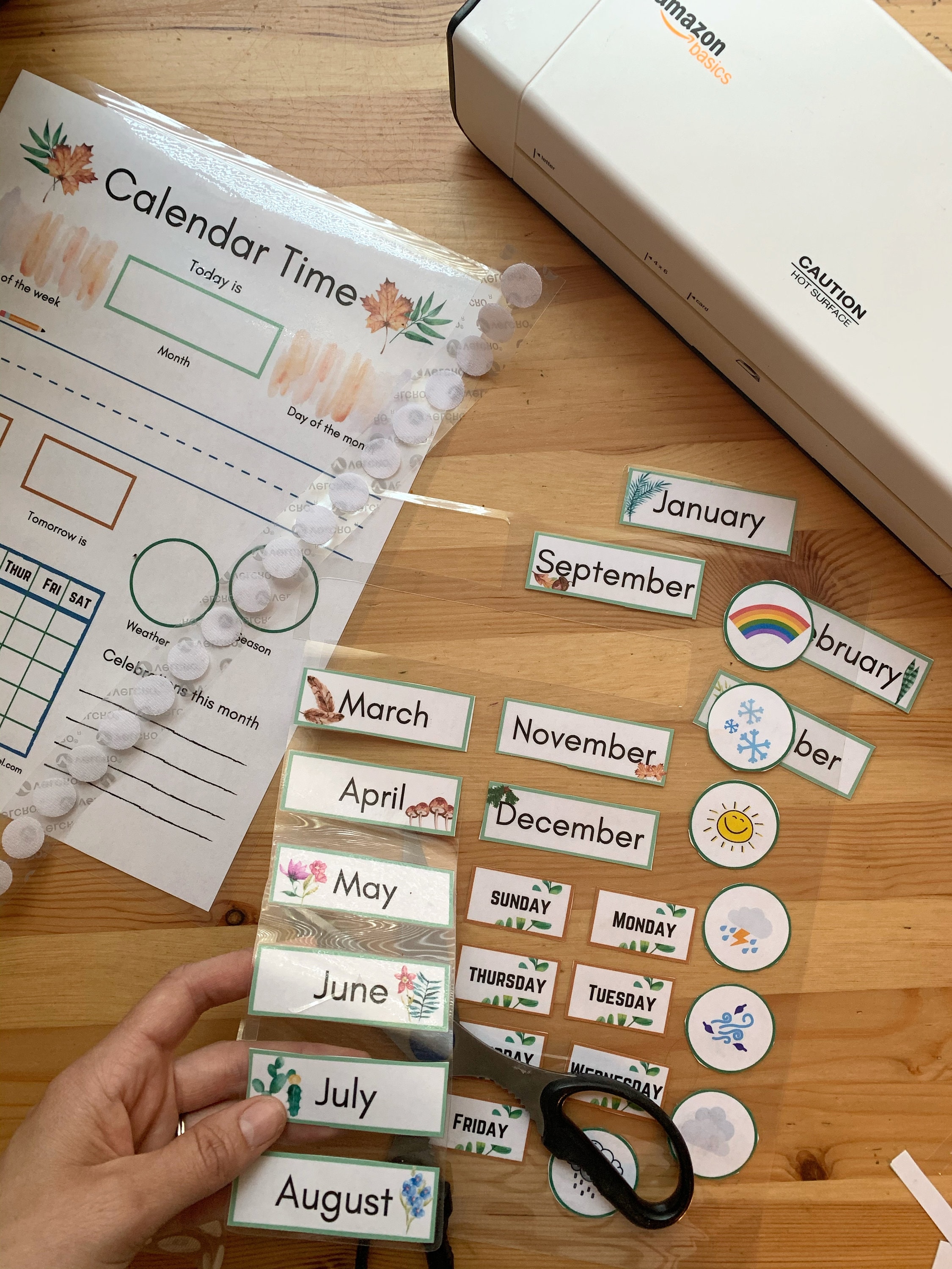 circle-time-calendar-preschool-calendar-circle-time-etsy