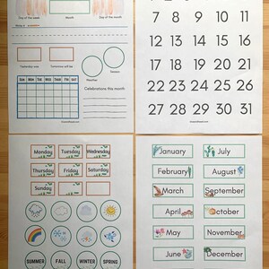 Circle Time Calendar, Preschool Calendar, Circle Time Calendar, Morning ...