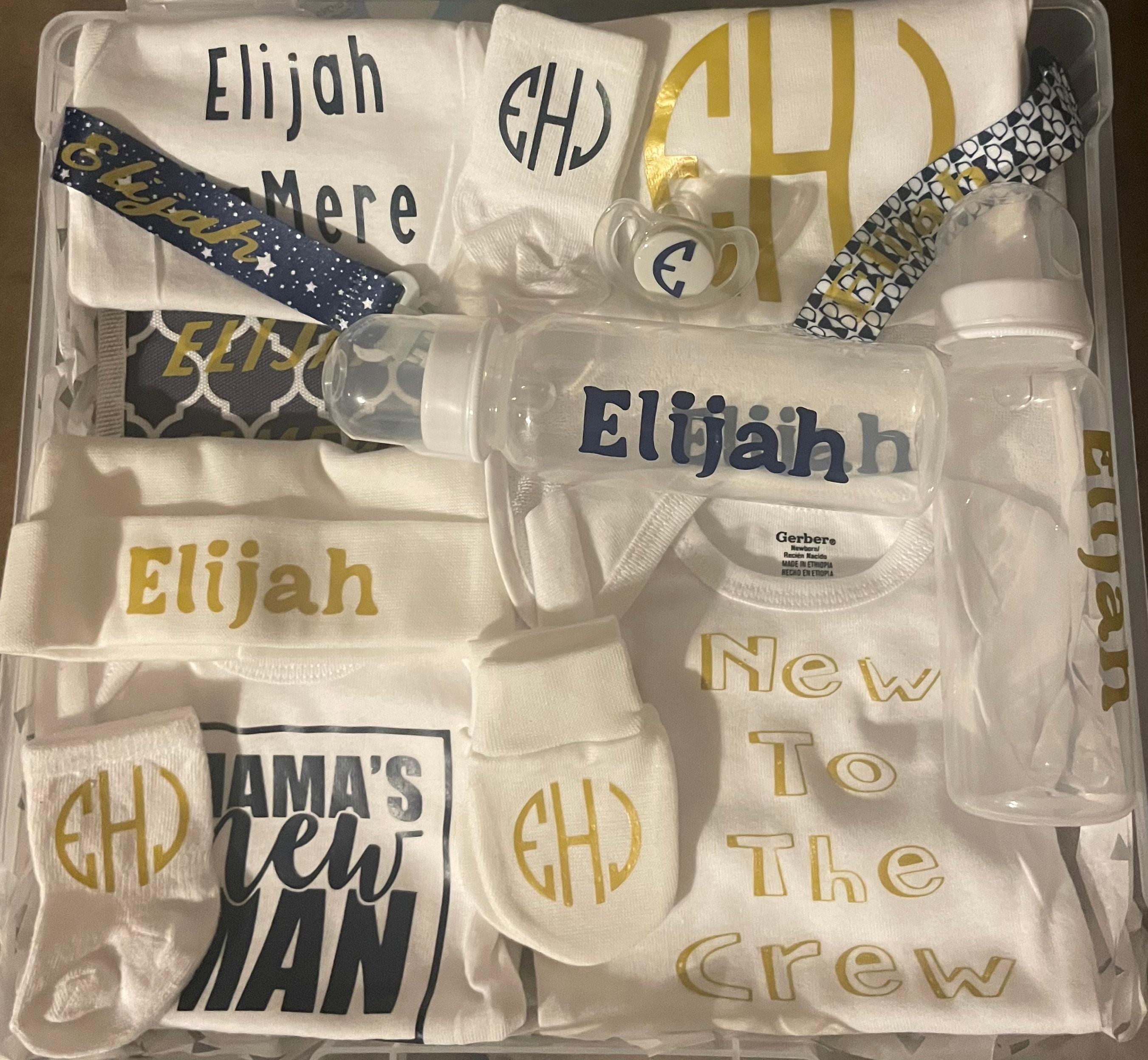Personalized Baby Box - Etsy