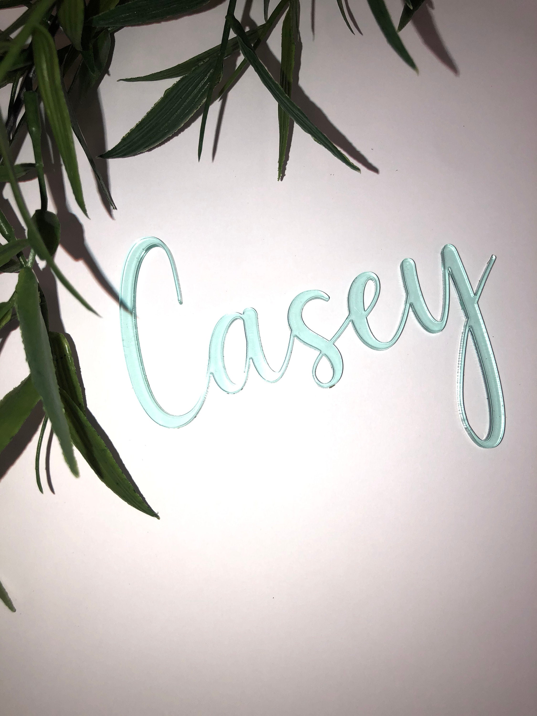 Laser Cut Acrylic Names Etsy