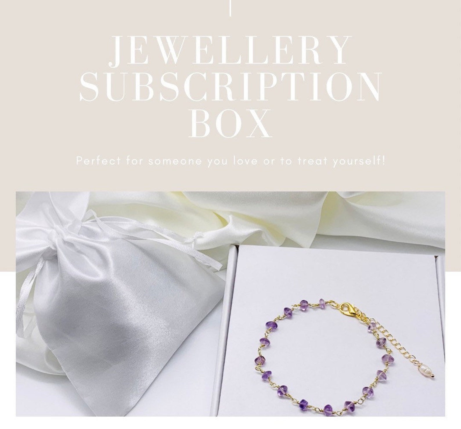Gemstone Jewellery Subscription Box Gift For Her Crystal Etsy