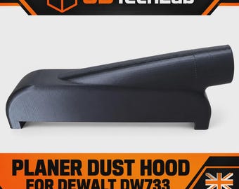 DeWalt DW733 Planer Dust Chute Hood Adapter Wood Chip Collector – 3D Printed