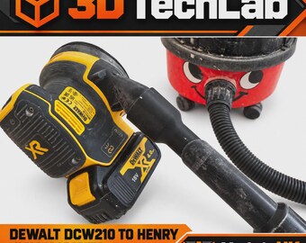 DeWalt DCW210 Sander to Henry Vacuum Adapter Dust Extraction UK