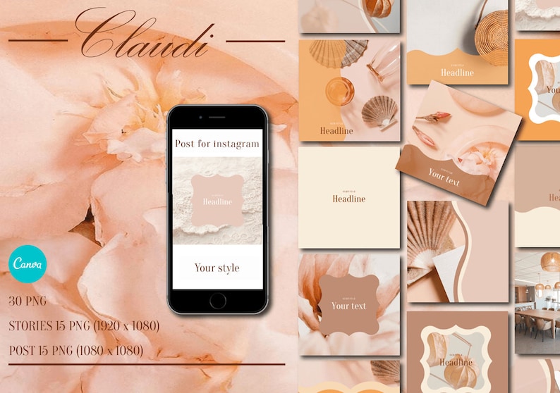 Peachy Instagram template Audience engagement boosters Instagram Inspirational quotes Instagram blogger template Instagram blogger