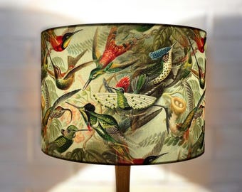 Birds Lampshade, Nature, Lampshades for table lamp, floor and ceiling, Handmade