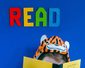 Letras decorativas de pared de ladrillo personalizadas - Decoración de pared para dormitorio - Letras para colgar en la pared - Letras decorativas grandes para niños y niñas - Idea de regalo infantil