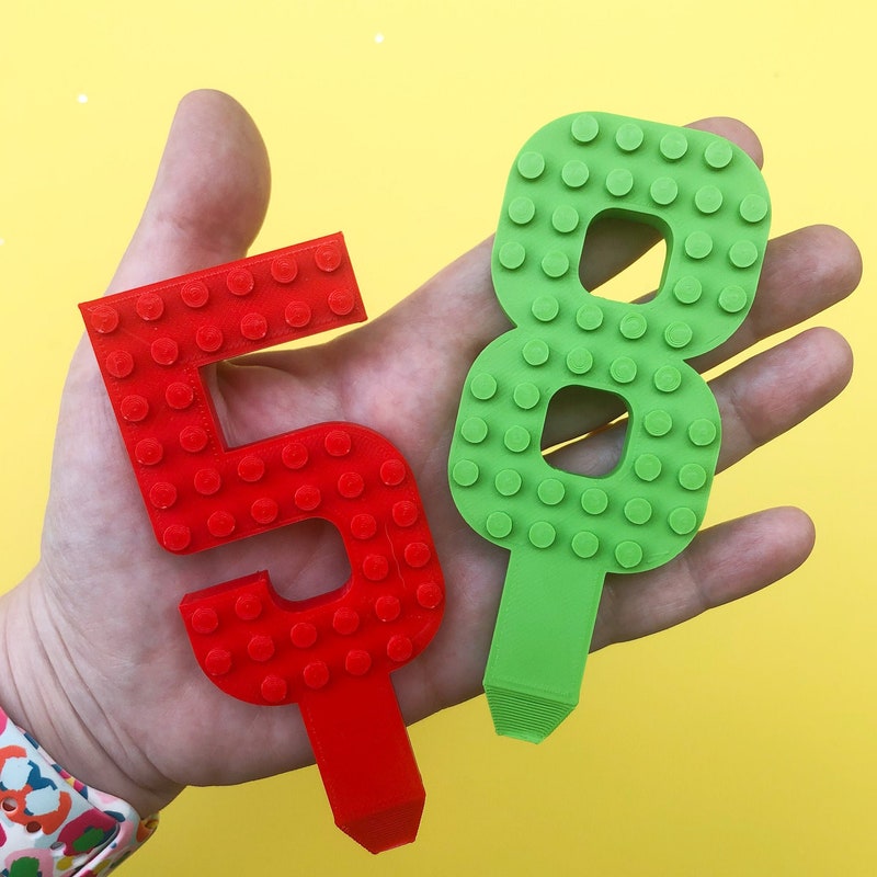 Pink Number 6 Topper Etsy UK