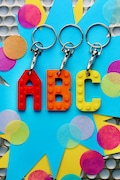 Custom Keyring for Kids - Personalised Back to School Gifts