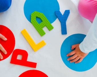 Brick Wall Letters - Wall Mountable Letters for Bedroom - Gift Idea for Kids