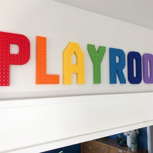 Personalised Wall Letters - Custom Wall Mountable Letters for Doors - Large Decor Letters for Boys Girls - Gift Idea for Kids
