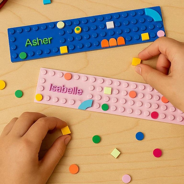 Personalised Brick Compatible Bookmark