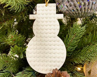 Snowman Christmas Tree Decoration, Christmas Gift, Kids present, Christmas Eve Box, Christmas ornament, Christmas decor, holiday decorations