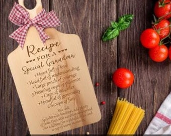 Grandma Recipe SVG: Special Grandmother Gift (Digital Download)