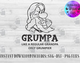 Grumpy Svg Etsy