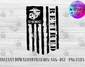 Download Marine Vet Flag Etsy
