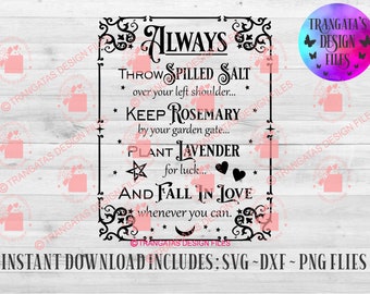 Witch's Always SVG, Halloween Sign, Witches Brew (Digital Download)