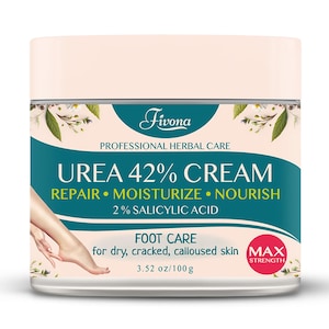 Fivona Foot Cream 42% Urea Cream, Tea Tree and Aloe Vera Extracts