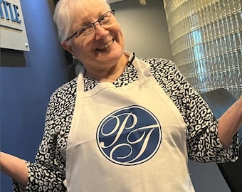 Custom Logo Apron: Personalized Chef Apron, Bridal Shower Gift