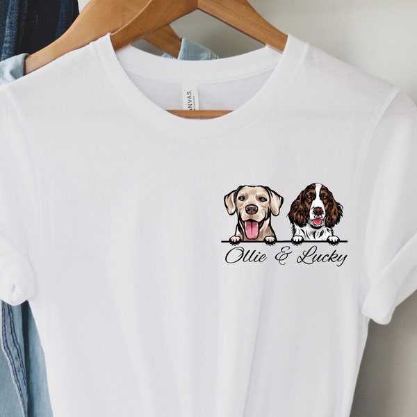 Custom Dog Shirt, Custom Dog Mom Shirt, Personalized Dog Shirt, Dog Lovers Shirt, Custom Pet Shirt, Unisex Shirt