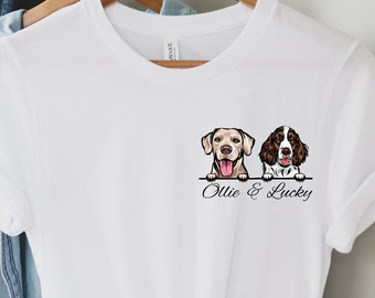 Custom Dog Shirt, Custom Dog Mom Shirt, Personalized Dog Shirt, Dog Lovers Shirt, Custom Pet Shirt, Unisex Shirt