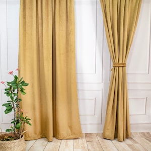 Velvet Curtains, Custom Window Curtain Panels, Curtains for Living Room, Curtains, Curtain Panels, Blackout Curtains, Dining Room Curtains