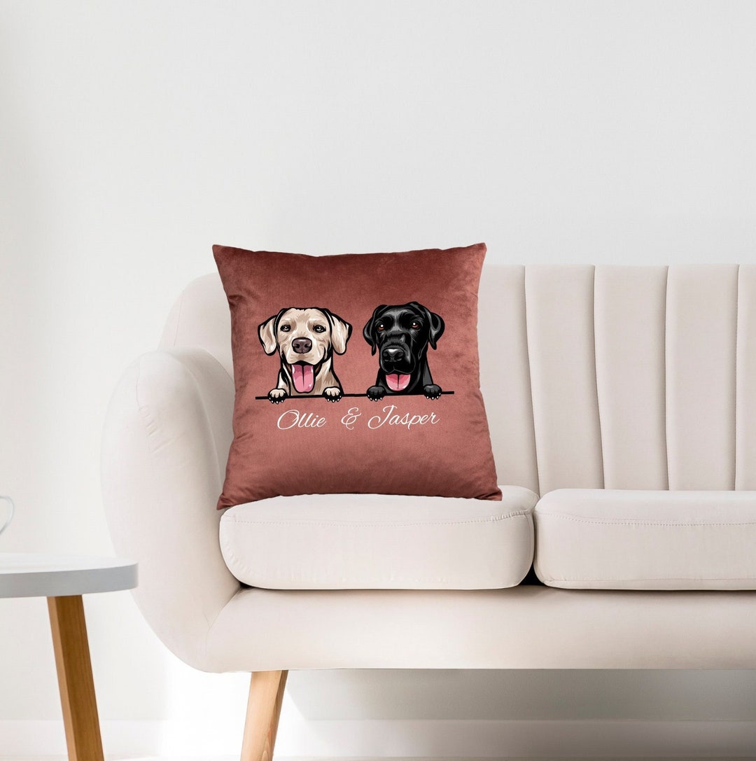 Dog Pillow Case, Custom Dog Pillow Case, Dog Portrait Pillow Case, Dog
