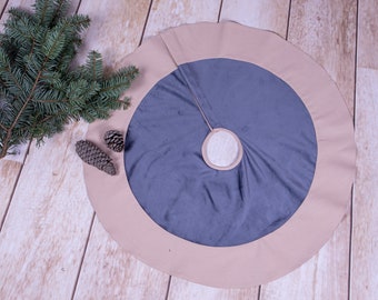 Personalized Velvet Christmas Tree Skirt | Holiday Home Decor