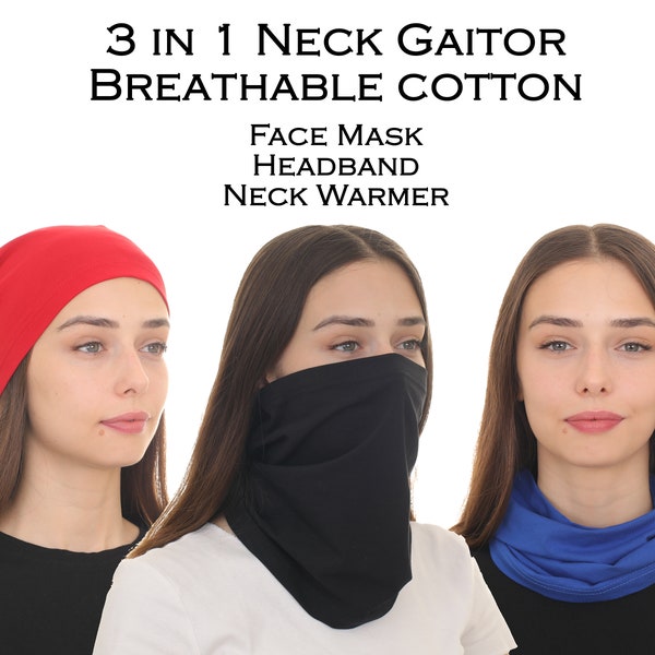 Neck Gaiter | Neck Gaiter for Women | Neck Gaiter for Men | Neck Gaiter Face Mask | Mens Neck Gaiter | Same Day Ship | Ready to Ship | USA