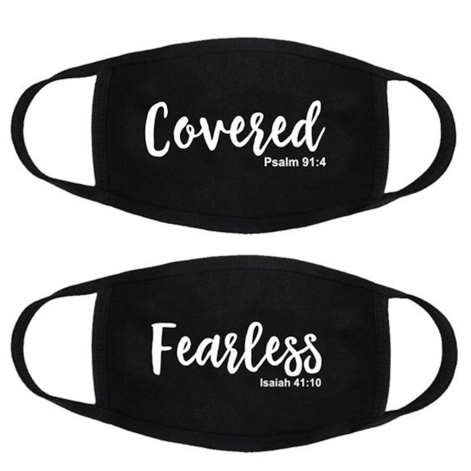 Christian Religious Faith Face Masks Multiple Designs Etsy