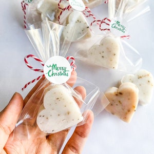 Christmas Soap Favors, New Year Soap Favors, Mini Soap Bars, 2023 Christmas Gifts ,Happy Holidays Soap Favors, Merry Christmas Bulk Favors