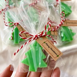 Bomboniere personalizzate per le feste con sapone, bomboniere con mini sapone natalizio, sapone profumato natalizio, bomboniere con sapone per albero di Natale, regalo sfuso con sapone natalizio