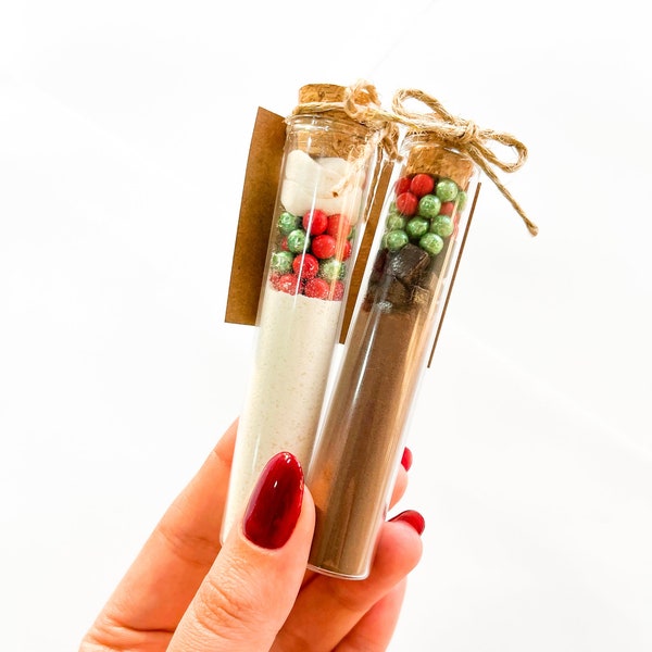 Personalized Hot Chocolate Favors, Christmas Hot Cocoa Favors, 2022 Happy Holidays Chocolate Favors, Party Favors, Hot Chocolate Bulk Favors