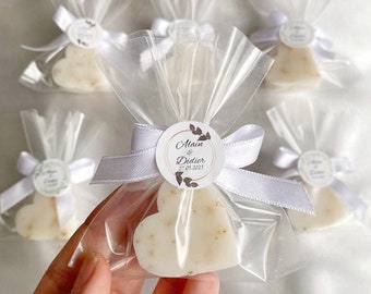 Soap Wedding Favor for Guest, Heart Mini Bulk Soap, Mini Soap Guest Favors, Baptism Soap Favors, Party Soap Favors, Baby Shower Soap Favors