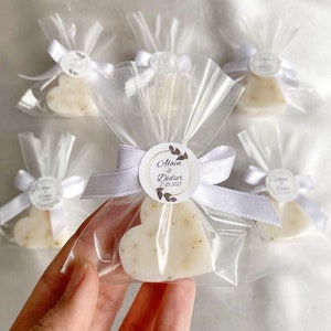 Sapone bomboniera per gli ospiti, mini sapone sfuso a forma di cuore, mini sapone bomboniera per gli ospiti, sapone bomboniera per il battesimo, sapone bomboniera per le feste, sapone bomboniera per il baby shower