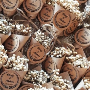 Magnet Favors for Guest, Rustic Wedding Favors,Baby Shower Favors, Backyard Wedding Favor, Magnet Favors,Personalized Favors, Flower Favors image 3