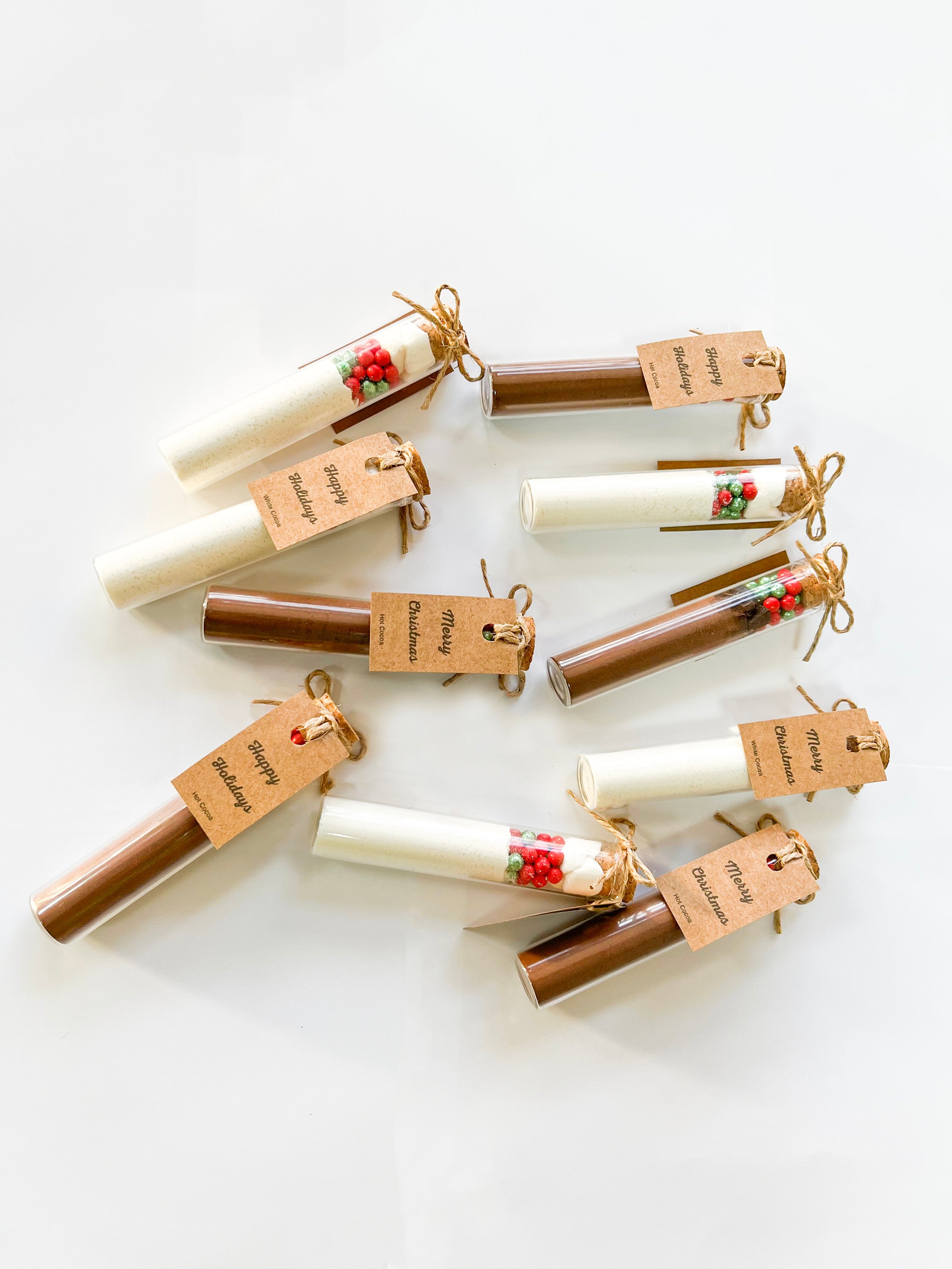 Christmas Hot Chocolate Favors for Guest Happy Holidays Bulk - Etsy UK