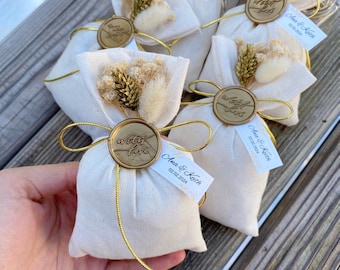 Handmade Lavender Sachet Bags, Sachet Wedding Favors, French Lavender Sachet, Wedding Sachets in Bulk, Bridal Shower Lavender Sachet Bags