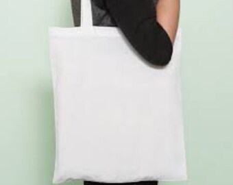 plain white cloth bags