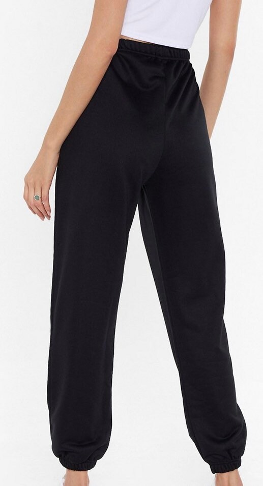 Premium Black Cotton Tracksuit bottoms for Women Etsy