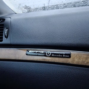 1x AMG Stickers Badge Sports 3D Gel Domed Emblems Decals Mercedes Sport