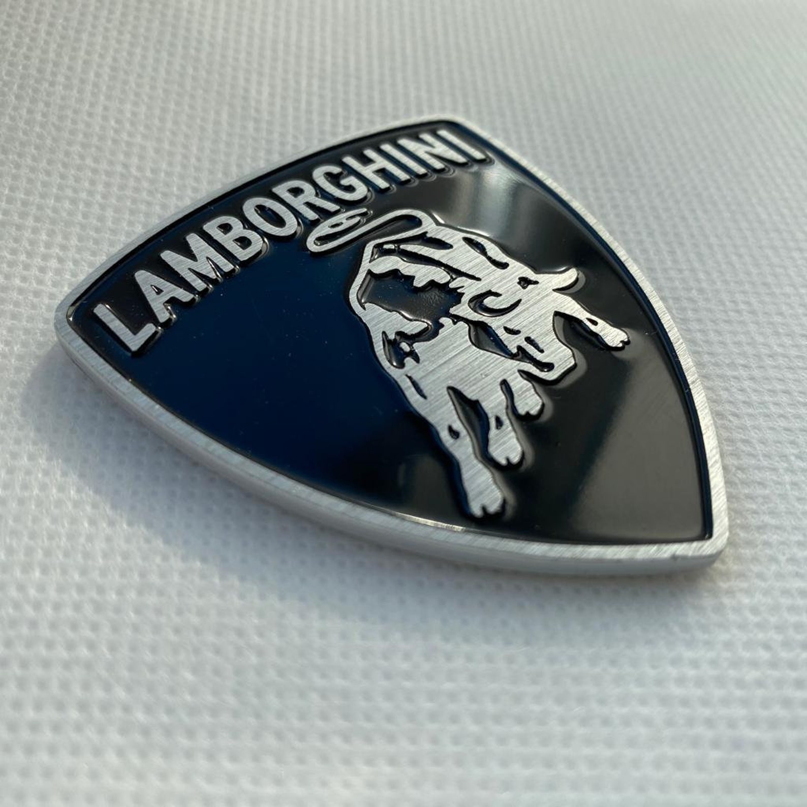 Lamborghini Badge logo Aluminium Alloy Emblems Stickers | Etsy