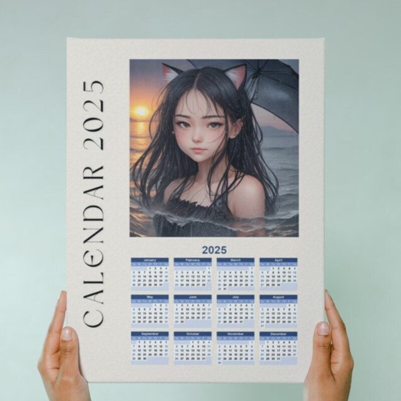 Anime girl 2025 calendar Etsy.de